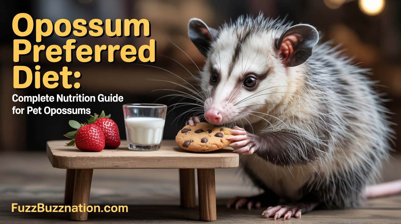 Opossum Preferred Diet: Complete Nutrition Guide for Pet Opossums