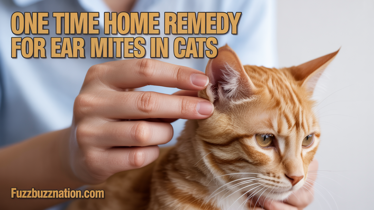One Time Home Remedy for Ear Mites in Cats: The Truth