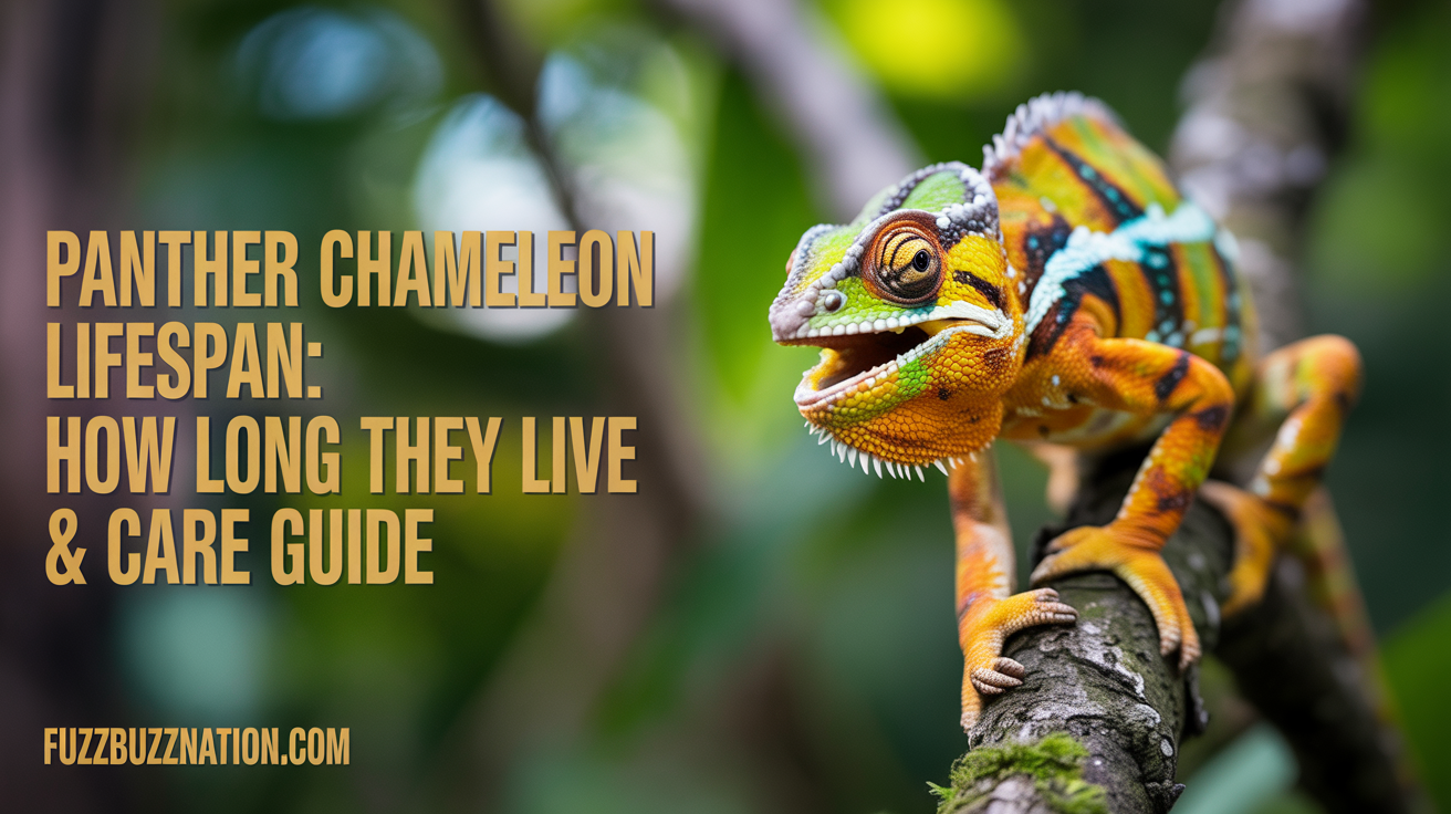 Panther Chameleon Lifespan: How Long They Live & Care Guide