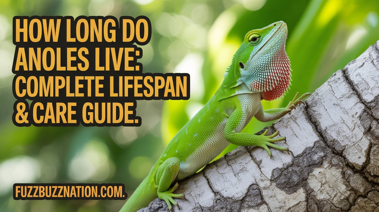 How Long Do Anoles Live: Complete Lifespan & Care Guide