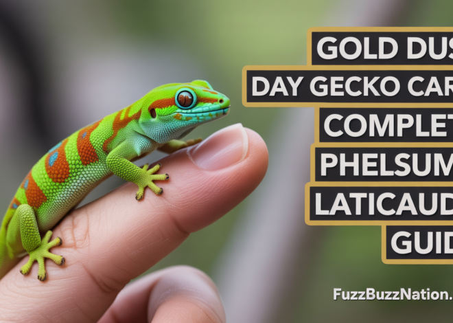 Gold Dust Day Gecko Care: Complete Phelsuma laticauda Guide