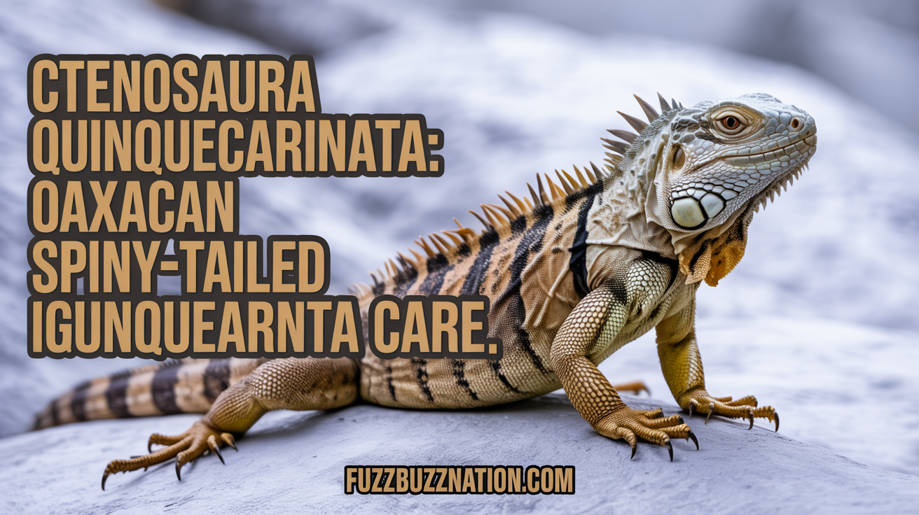 Ctenosaura quinquecarinata: Oaxacan Spiny-Tailed Iguana Care