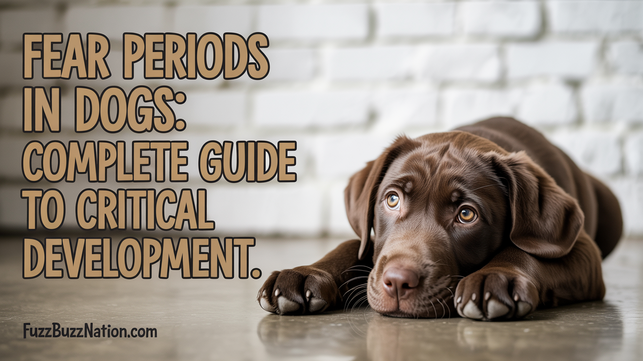 Fear Periods in Dogs: Complete Guide to Critical Development