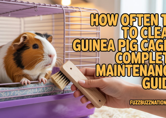 How Often to Clean Guinea Pig Cage: Maintenance Guide
