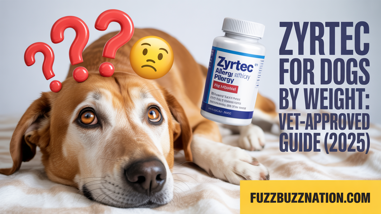 Zyrtec Dose for Dogs by Weight: Vet-Approved Guide (2025)