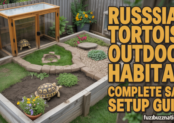 Russian Tortoise Outdoor Habitat: Complete Safe Setup Guide