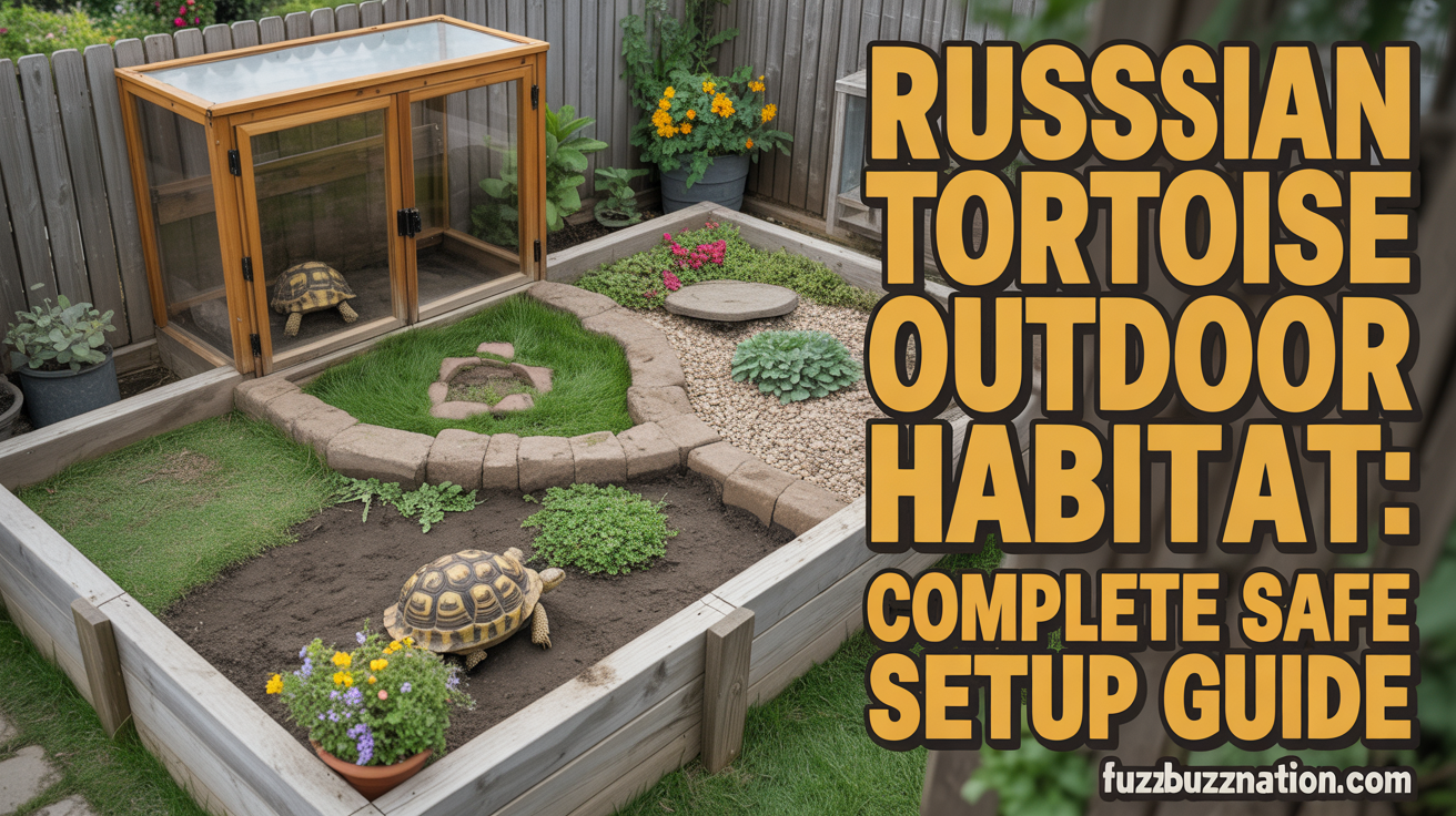 Russian Tortoise Outdoor Habitat: Complete Safe Setup Guide