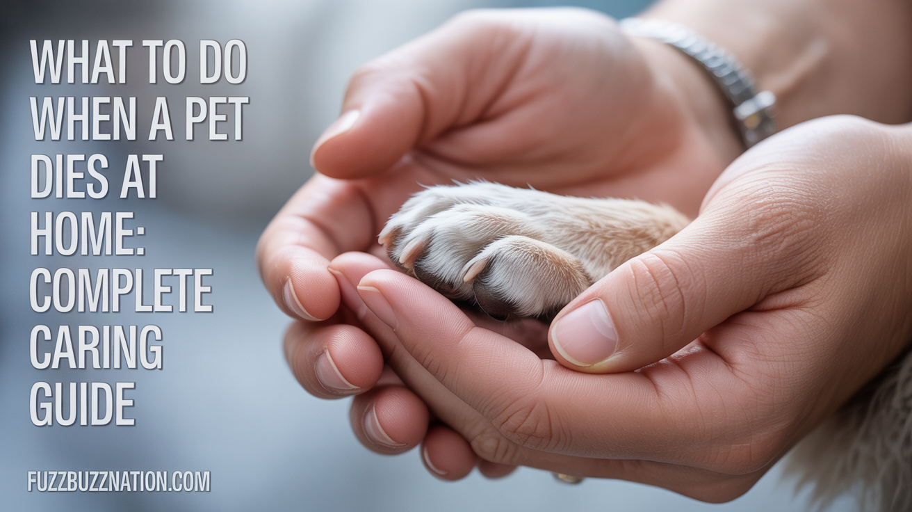 What to Do When a Pet Dies at Home: Complete Caring Guide