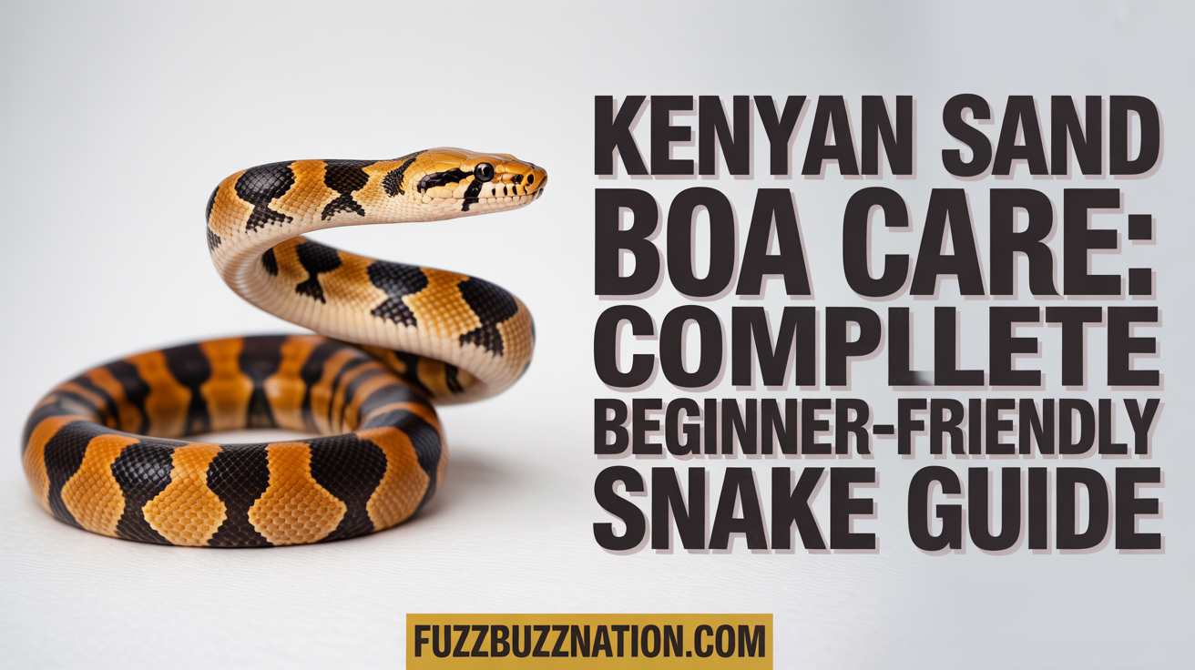 Kenyan Sand Boa Care: Complete Beginner-Friendly Snake Guide
