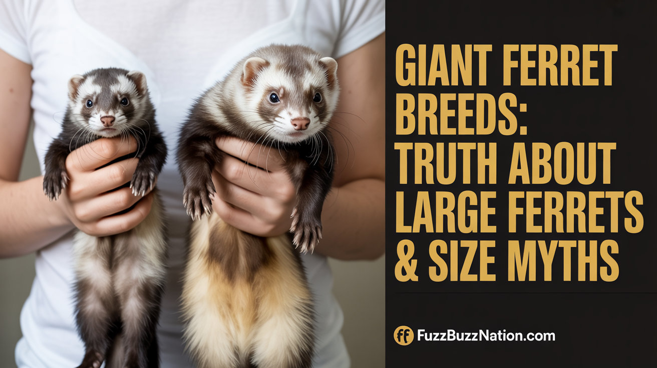 Giant Ferret Breeds: Truth About Large Ferrets & Size Myths