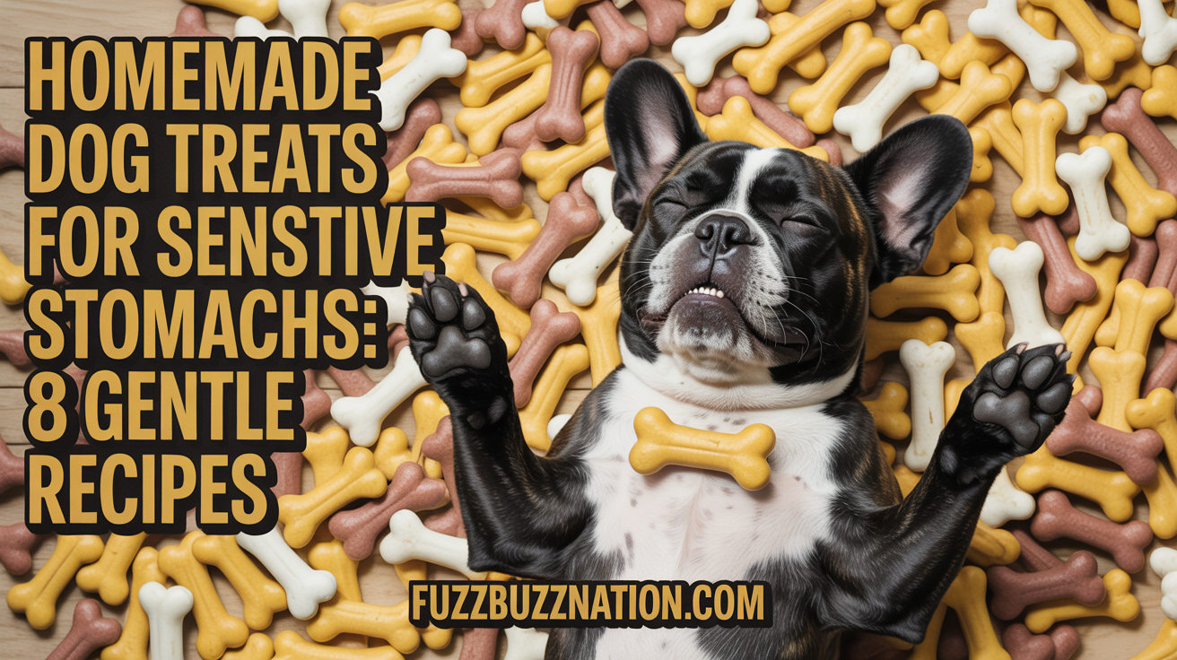Homemade Dog Treats for Sensitive Stomachs: 8 Gentle Recipes