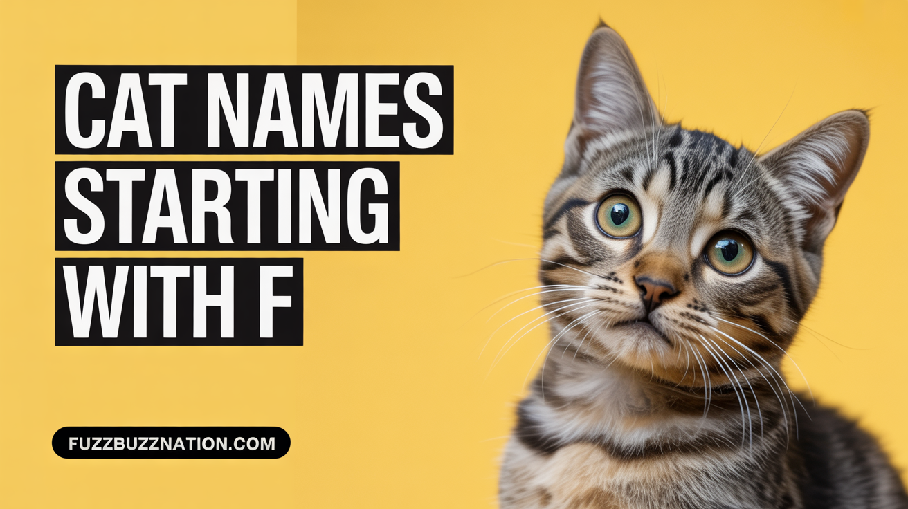 Cat Names Starting with F: 100+ Perfect Feline Names