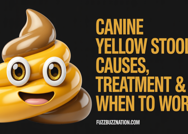 Canine Yellow Stool: Causes, Treatment & When to Worry