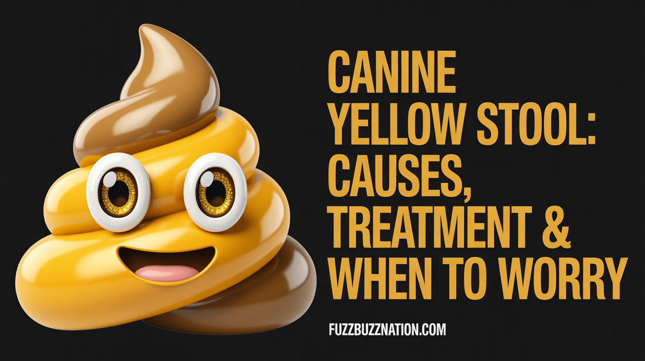 Canine Yellow Stool: Causes, Treatment & When to Worry